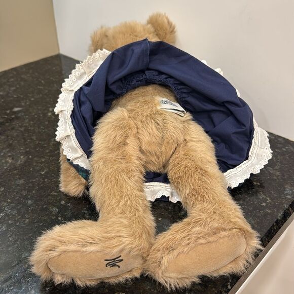 GANZ Cottage Collectibles Paula-Girl Bear w' Dress Jointed Plush  18" 1999 - Picture 5 of 10
